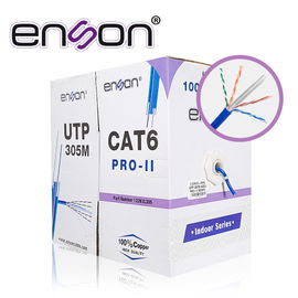 CABLE UTP CAT6 ENSON 12263L305 SERIE PRO-II CALIBE 23 AWG 100% COBRE DE ALTO RENDIMIENTO BOBINA DE 305 METROS FORRO PVC COLOR AZUL USO INTERIOR RECOMENDADO PARA CCTV, VIDEO IP Y REDES BASE 10,100,1000 CABLE UTP CAT6 ENSON 12263L305 SERIE PRO-II CALIBE 23 AWG 100% COBRE DE ALTO RENDIMIENTO BOBINA DE 305 METROS FORRO PVC COLOR AZUL USO INTERIOR RECOMENDADO PARA CCTV, VIDEO IP Y REDES BASE 10,100,1000