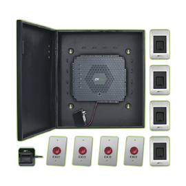 4 Doors Biometric Access Control KIT / No Software required / 5,000 users / PoE