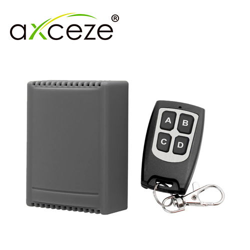 RECEPTOR INALAMBRICO CON CONTROL REMOTO DE 4 BOTONES AXCEZE AX-REC40 RECEPTOR INALAMBRICO CON CONTROL REMOTO DE 4 BOTONES AXCEZE AX-REC40