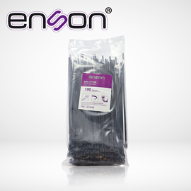 CINCHO DE NYLON ENSON ENS-CH190B COLOR NEGRO DE 4.8 X 190MM DE LONGITUD FUERZA DE TENSION DE HASTA 22 KGS CINCHO DE NYLON ENSON ENS-CH190B COLOR NEGRO DE 4.8 X 190MM DE LONGITUD FUERZA DE TENSION DE HASTA 22 KGS