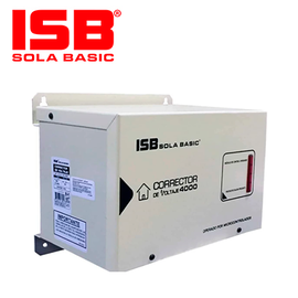 CORRECTOR DE VOLTAJE SOLA BASIC 4KVA15-81-120-4000 ADECUADO PARA LÍNEA BLANCA DE UNA CASA HABITACIÓN. 4 KVA(400VA).IDEAL PARA  ALIMENTAR REFRIGERADORES,LAVADORAS,ALUMBRADO,EQUIPO DE BOMBEO,PLANCHAS,AIRE ACONDICIONADO.