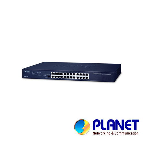 SWITCH PLANET FNSW-2401 NO ADMINISTRABLE / 24 PUERTOS RJ45 VELOCIDAD DE TRANSMISION 10/100 Mbps / TEMPERATURA DE OPERACION 0-50°C / MONTAJE EN RACK SWITCH PLANET FNSW-2401 NO ADMINISTRABLE / 24 PUERTOS RJ45 VELOCIDAD DE TRANSMISION 10/100 Mbps / TEMPERATURA DE OPERACION 0-50°C / MONTAJE EN RACK