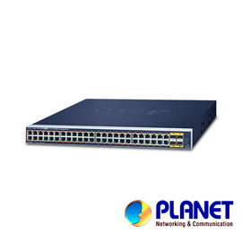 Switch Administrable de 48-Puertos 10/100/1000T 802.3at PoE + 4-Puertos 100/1000BASE-X SFP / 440W