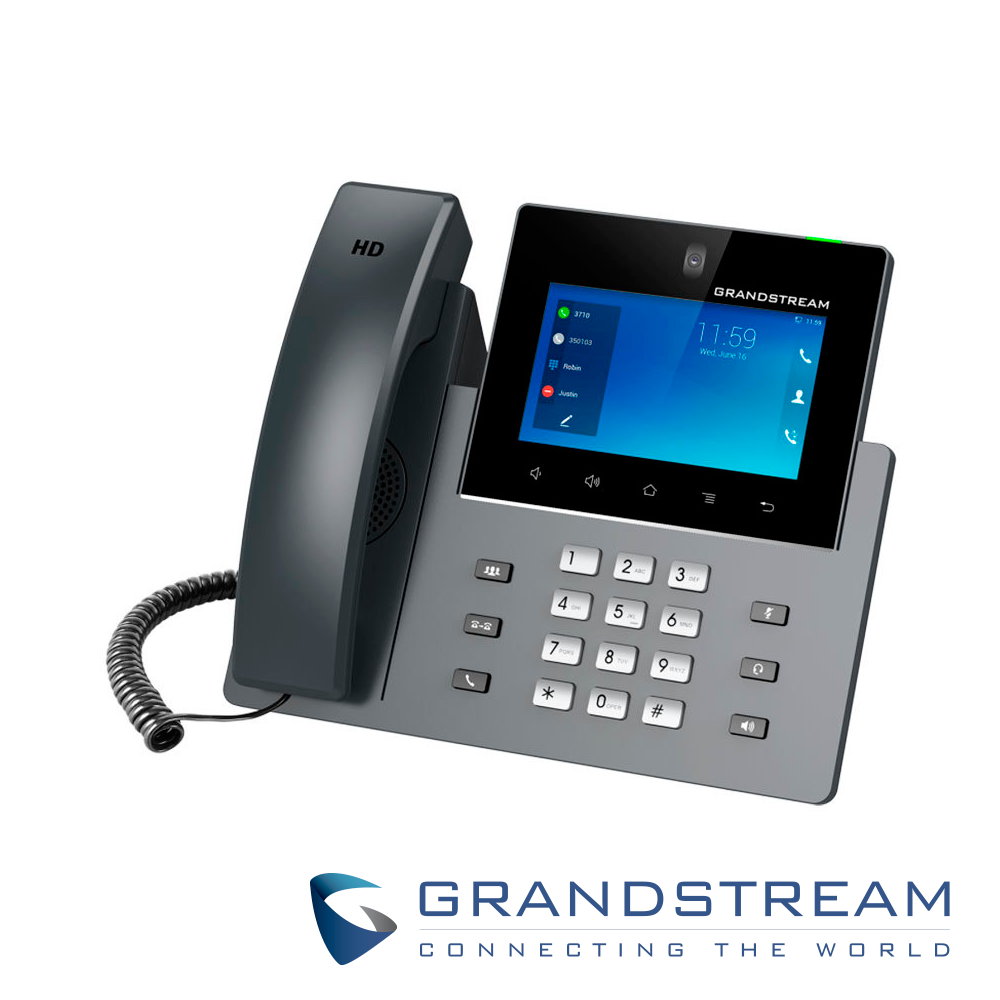 VIDEO-TELEFONO IP MULTIMEDIA GRANDSTREAM GXV3350, ANDROID 7, PANTALLA TACTIL A COLOR 5