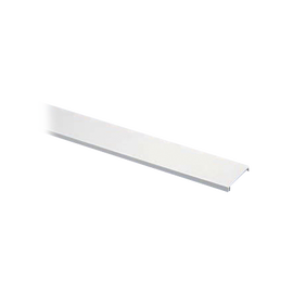 Cubierta para canaleta T-70, de PVC rígido, 70.1 x 9.1 x 2400 mm, Color Blanco Mate