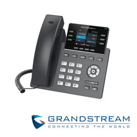 TELEFONO IP HD GRADO CARRIER GRANDSTREAM GRP2613, 3 CUENTAS SIP, 6 TECLAS MULTI FUNCION, LCD DE 320X240, 2XGIGAETH, PLACA FRONTAL INTERCAMBIABLE, 24 TECLAS TECLAS BLF DIGITALES, SOPORTA POE 802.3AF, INCLUYE ADAPTADOR DE CORRIENTE 5V 0.6A