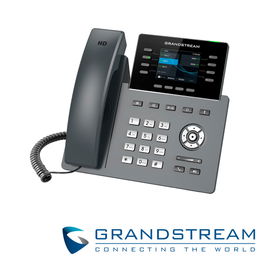 TELEFONO IP HD GRADO CARRIER GRANDSTREAM GRP2624, 4 CUENTAS SIP, 8 LINEAS, PANTALLA LCD 2.8PULGADAS (320X240PX) 2XGIGAETH, PLACA FRONTAL INTERCAMBIABLE, COMPATIBLE CON GDMS, POE 802.3AF, WIFI DUALBAND AC, BLUETOOTH, INCLUYE ADAPTADOR 12V 1A