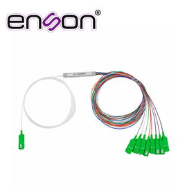 SPLITTER PLC (DIVISOR OPTICO) ENSON ENS-PLC1X8 CON CONECTORES SC APC 1X8 FIBRA OPTICA MONOMODO SPLITTER PLC (DIVISOR OPTICO) ENSON ENS-PLC1X8 CON CONECTORES SC APC 1X8 FIBRA OPTICA MONOMODO