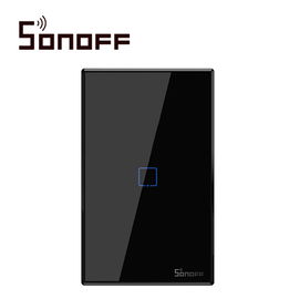 APAGADOR DE PARED TOUCH ON/OFF SONOFF T3US1C COLOR NEGRO SMART INALAMBRICO WIFI PARA SOLUCION DE SMART HOME CON TEMPORIZADOR PARA IOS Y ANDROID COMPATIBLE CON ALEXA/GOOGLE HOME 1CH WIFI 2.4GHZ RF 433 HASTA 2AMP APAGADOR DE PARED TOUCH ON/OFF SONOFF T3US1C COLOR NEGRO SMART INALAMBRICO WIFI PARA SOLUCION DE SMART HOME CON TEMPORIZADOR PARA IOS Y ANDROID COMPATIBLE CON ALEXA/GOOGLE HOME 1CH WIFI 2.4GHZ RF 433 HASTA 2AMP