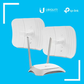 KITS WISP 3 CON 1x ROUTER INALAMBRICO TP-LINK TL-WR840N VELOCIDAD DE TRANSMISIÓN INALÁMBRICA 300 MBPS + 2x CPE/AP ENLACES INALAMBRICOS UBIQUITI LBE-M5-23 EXTERIOR 5GHZ KITS WISP 3 CON 1x ROUTER INALAMBRICO TP-LINK TL-WR840N VELOCIDAD DE TRANSMISIÓN INALÁMBRICA 300 MBPS + 2x CPE/AP ENLACES INALAMBRICOS UBIQUITI LBE-M5-23 EXTERIOR 5GHZ