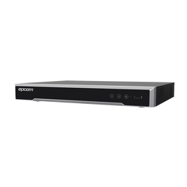 DVR 8 Megapixel / 8 Canales 4K TURBOHD + 8 Canales IP / 1 Bahía de Disco Duro / Audio por Coaxitron / 8 Entradas de Alarma / 4 Salida de Alarma /  H.265+