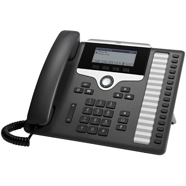 Cisco 7861 teléfono IP Negro, Plata 16 líneas LCD