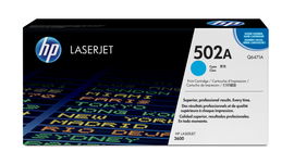 HP Cartucho de tóner original LaserJet 502A cian HP Cartucho de tóner original LaserJet 502A cian
