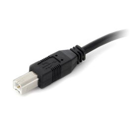 StarTech.com Cable USB Activo de 10m para Impresora - 1x USB A Macho - 1x USB B Macho - Adaptador Negro