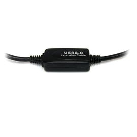 StarTech.com Cable USB Activo de 10m para Impresora - 1x USB A Macho - 1x USB B Macho - Adaptador Negro