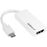 StarTech.com Adaptador Gráfico USB-C a HDMI - Conversor de Vídeo USB 3.1 Type-C a HDMI - Blanco
