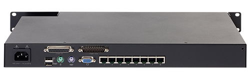 APC KVM0108A interruptor KVM Montaje en rack Negro