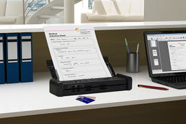 Epson DS-320 - Escáner de documentos - a dos caras - Legal - 600 ppp x 600 ppp - hasta 25 ppm (mono) / hasta 25 ppm (color) - Alimentador automático de documentos (ADF) (20 hojas) - hasta 500 exploraciones por día - USB 3.0 Epson DS-320 - Escáner de documentos - a dos caras - Legal - 600 ppp x 600 ppp - hasta 25 ppm (mono) / hasta 25 ppm (color) - Alimentador automático de documentos (ADF) (20 hojas) - hasta 500 exploraciones por día - USB 3.0