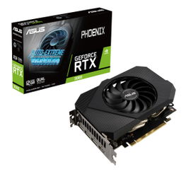 ASUS PH-RTX3060-12G-V2 - Tarjeta gráfica - GF RTX 3060 - 12 GB GDDR6 - PCIe 4.0 - HDMI, 3 x DisplayPort ASUS PH-RTX3060-12G-V2 - Tarjeta gráfica - GF RTX 3060 - 12 GB GDDR6 - PCIe 4.0 - HDMI, 3 x DisplayPort