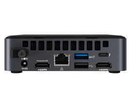 Intel NUC BKNUC8V5PNK PC/estación de trabajo barebone UCFF Negro BGA 1528 i5-8365U 1,6 GHz
