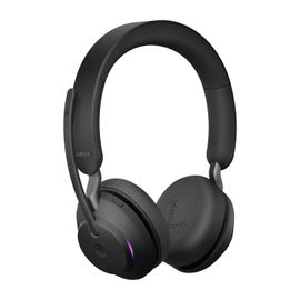Jabra Evolve2 65, MS Stereo Auriculares Inalámbrico Diadema Oficina/Centro de llamadas USB Tipo C Bluetooth Negro