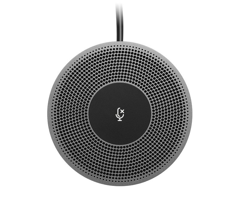 Logitech Expansion Mic for MeetUp Negro, Gris Micrófono para presentaciones