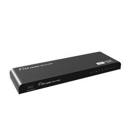 Divisor HDMI de 1 entrada a 8 salidas 4K x 2K @60Hz & HDR / Compatible con HDMI2.0,HDCP2.0 / Soporta 10 metros en la entrada y 10 metros en la salida