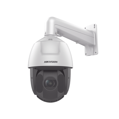 PTZ IP 4 Megapixel / 25X Zoom / 150 mts IR / DARKFIGHTER / Exterior IP66 / WDR 120 dB / Hi-PoE / Entrada y Salida de Audio y Alarmas