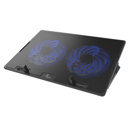 Base de enfriamiento para computadora portátil hasta 15,6 pulgadas con alimentación USB 