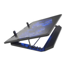 Base de enfriamiento para computadora portátil hasta 15,6 pulgadas con alimentación USB 