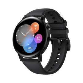 Huawei Watch GT 3 - 42mm - Sensor de Temperatura Corporal, SpO2, Micrófono para llamadas - Negro