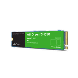 Unidad de estado sólido WD Green SN350 NVMe SSD interna - Gen3 PCIe, M.2 2280, hasta 2.400 MB/s