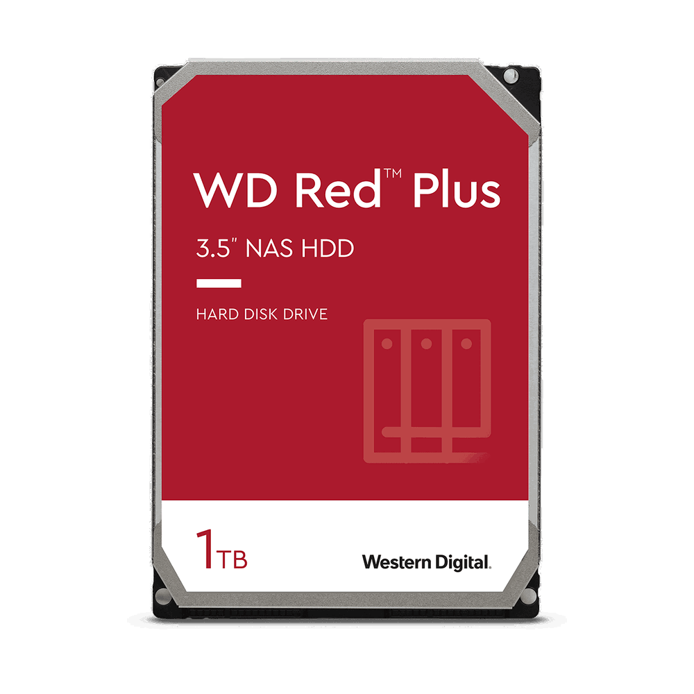 Disco Duro para NAS Western Digital WD Red 3.5'' de 1 a 8 Bahías, 1TB, SATA III, 6 Gbit/s, 64MB Cache