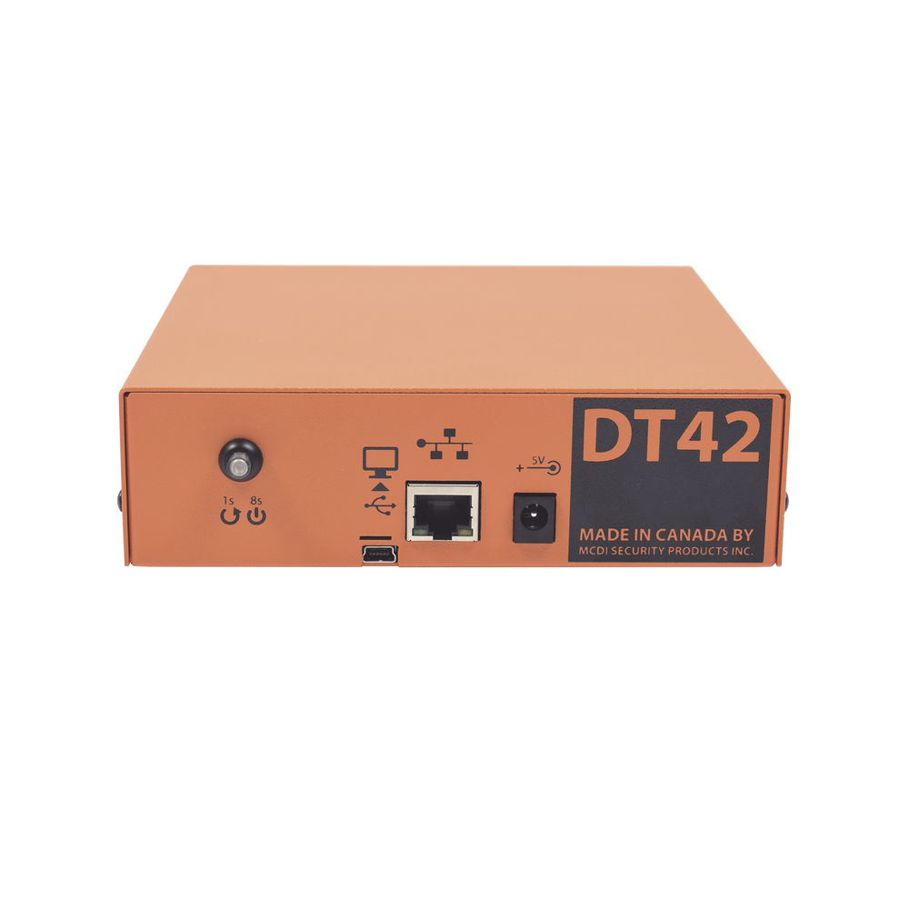 Receptora de alarmas IP Universal, ideal para su central de monitoreo, recibe eventos  TCP/IP o  GPRS, Mini014GV2 y PRO4G,