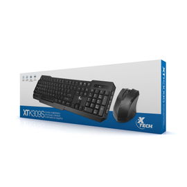 Combo teclado y mouse Wireless Xtech - XTK-309S - 1 año de garantía Combo teclado y mouse Wireless Xtech - XTK-309S - 1 año de garantía