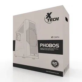 Gabinete ATX Phobos Xtech - Vidrio templado lateral - XT-GMR4