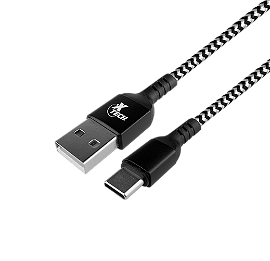 Cable trenzado con conector Tipo C macho a USB 2.0 A macho (XTC-511)