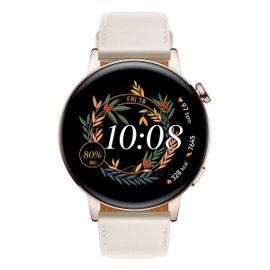 Huawei Watch GT 3 - 42mm - Sensor de Temperatura Corporal, SpO2, Micrófono para llamadas - Para Dama - White
