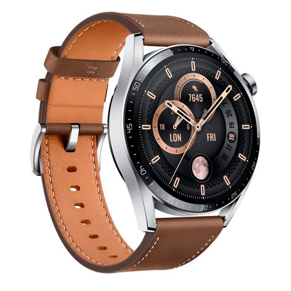 Huawei GT 3, AMOLED 46mm, compatible con iOS y Android, Color Café Huawei GT 3, AMOLED 46mm, compatible con iOS y Android, Color Café
