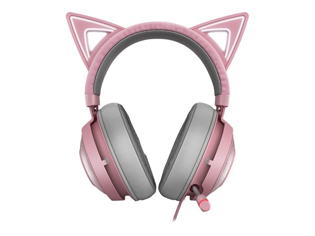 Audífonos Gamers Razer Kraken Kitty - Quartz - Cableado - USB Audífonos Gamers Razer Kraken Kitty - Quartz - Cableado - USB