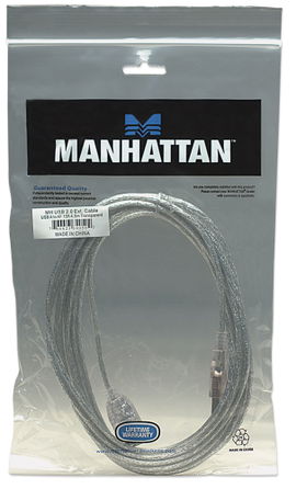 CABLE MANHATTAN USB 2.0 AM-FM 15FT/4.5M EXT.