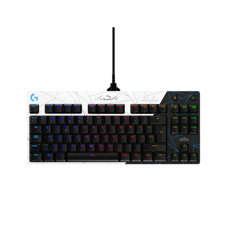 Teclado Gamer - USB - Interruptor: GX Blue Clicky - Logitech G PRO K/DA - Blanco 