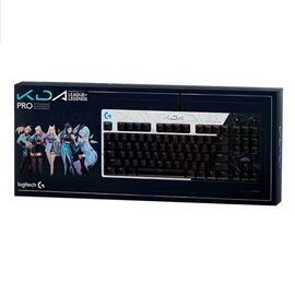 Teclado Gamer - USB - Interruptor: GX Blue Clicky - Logitech G PRO K/DA - Blanco 
