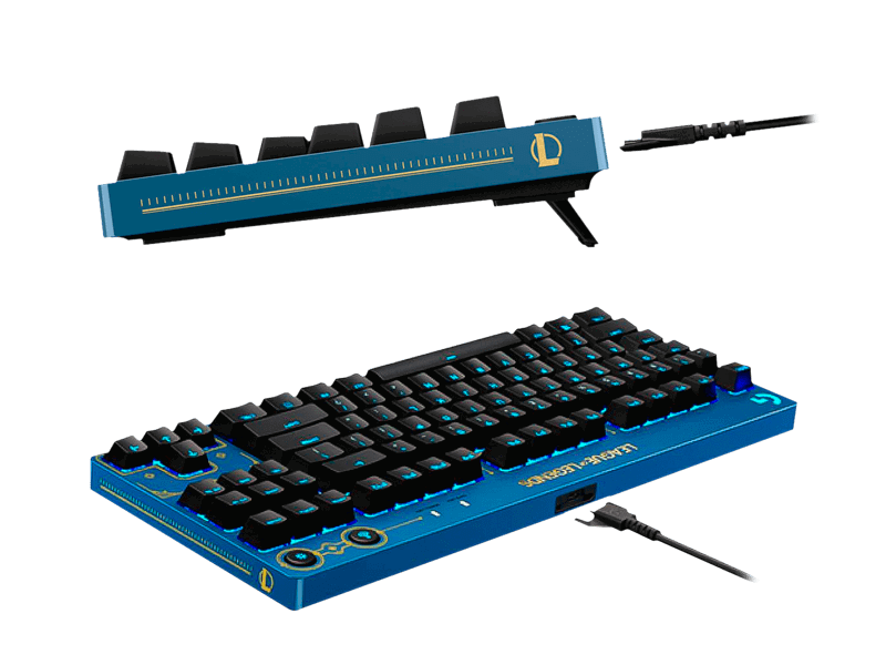 Teclado Gamer - USB - Interruptor: GX Brown Tactile - Logitech G PRO League Of Legends Edition