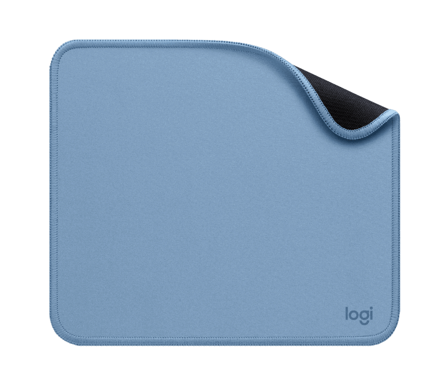 Alfombrilla para Mouse - Base De Goma Antideslizante, Fácil Deslizamiento, Superficie Resistente A Salpicaduras - Logitech Studio Series - Gris Azulado