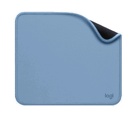 Alfombrilla para Mouse - Base De Goma Antideslizante, Fácil Deslizamiento, Superficie Resistente A Salpicaduras - Logitech Studio Series - Gris Azulado