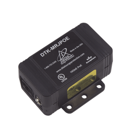 Protector Contra Sobretensiones PoE/HiPoE Hasta 10 GbE, Para Cámaras IP PoE, WAP, Control de Acceso, Iluminación PoE