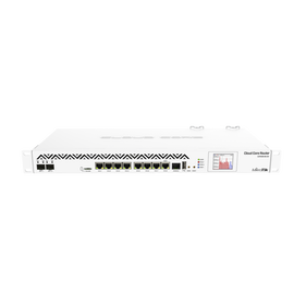 CoreCloud Router Mikrotik, CPU 36 Núcleos, 8 puertos Gigabit, 2 puertos SFP+