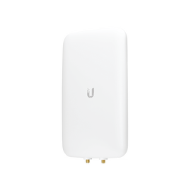 Antena sectorial simétrica UniFi, doble banda con apertura de 90&deg; en 2.4 GHz (10 dBi) y 45&deg; en 5 GHz (15dBi)