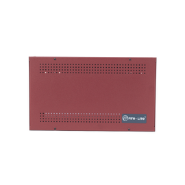 Gabinete para dos baterías de respaldo de 18 AH. Aplicaciones para sistemas de detección de incendio (FAS).